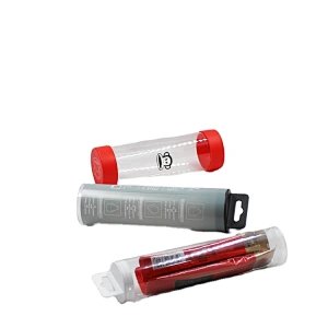 Naxilai Custom Made PVC Box Mascara Package Cylinder With Capping
