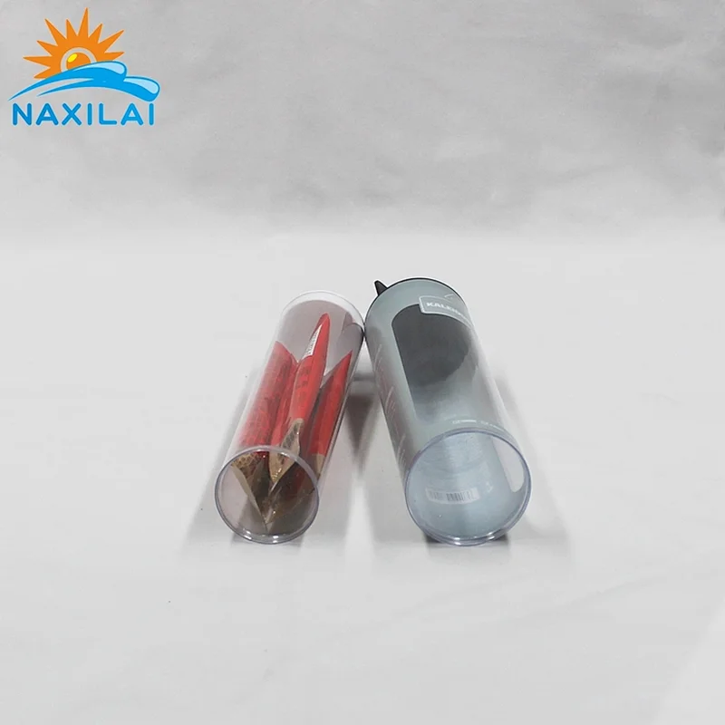Naxilai PVC/PETG/PET Portable Transparent Plastic Tube Packaging