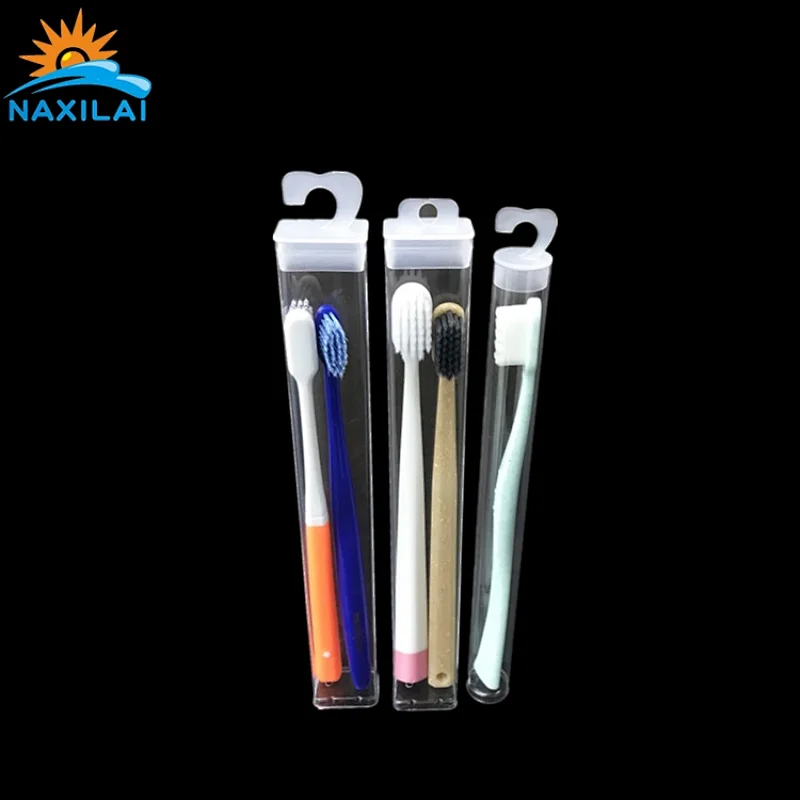 Naxilai Toothbrush PVC Transparent Packaging Cylinder