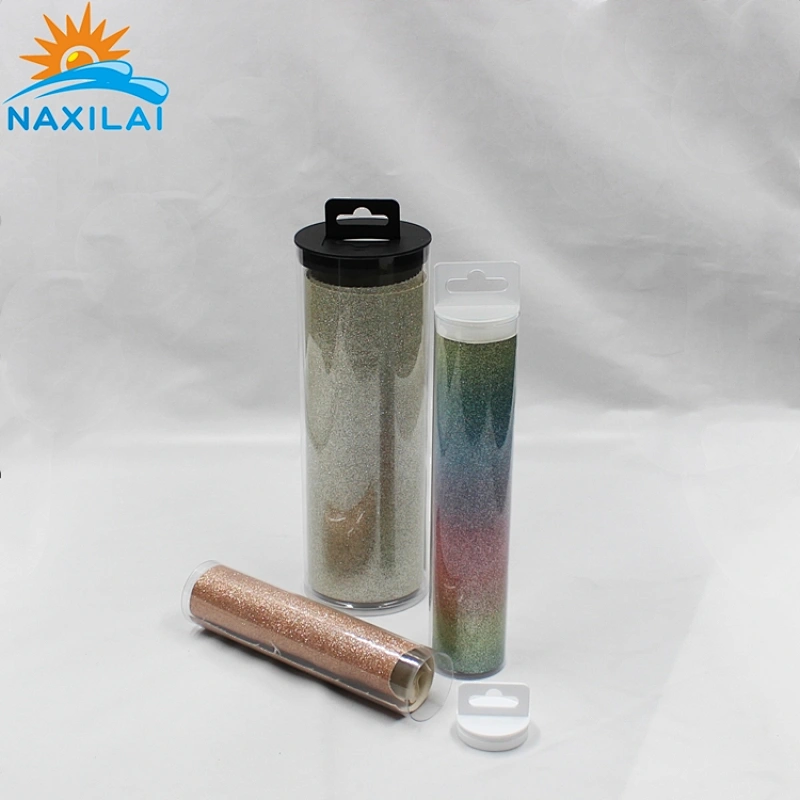 Naxilai PVC Paper Cup Packaging Plastic Cylinder With Hanging Lid