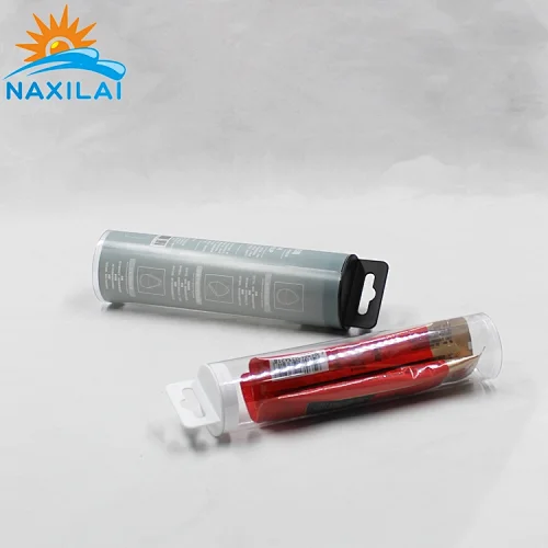 Naxilai PVC Round Clear Plastic Gift Package Cylinder Box