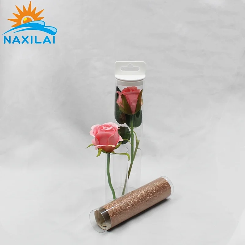 Naxilai Clear Transparent Plastic PVC Cylinder Box