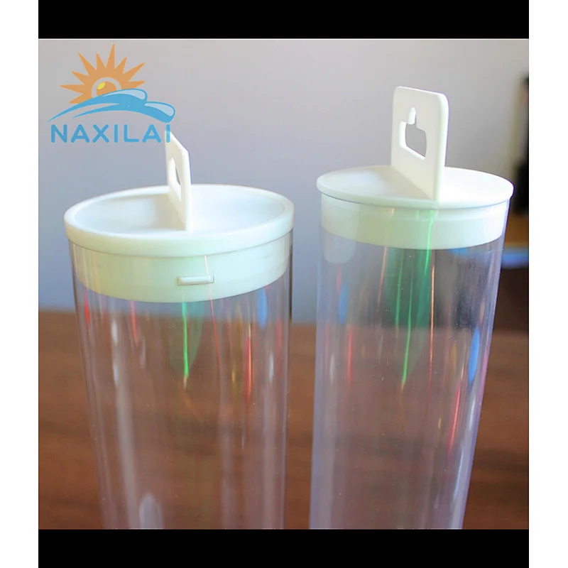 Naxilai Custom Tube Box Clear Cylinder Round Plastic Packaging