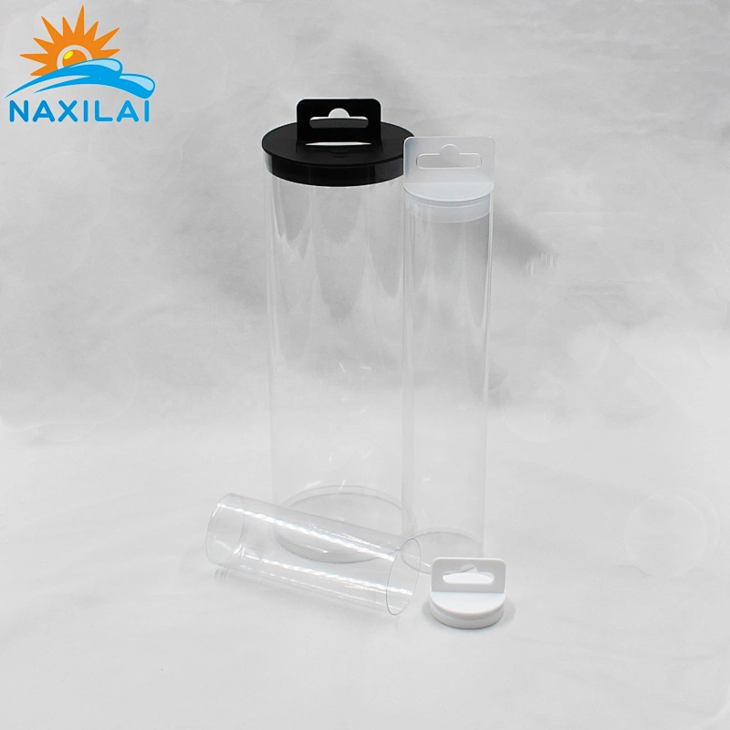 Naxilai Customized PVC/PETG Transparent Plastic Packaging Tube With Lid