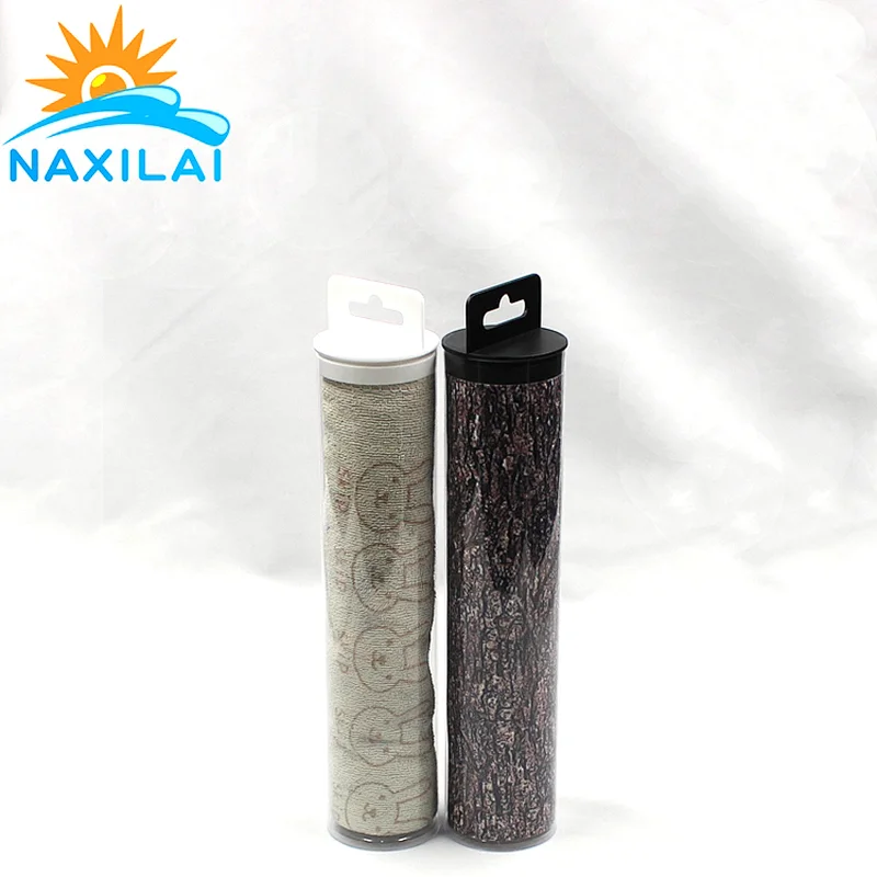 Naxilai PVC Cylinder Tube For Mouse Pad Packaging With Hanging Cap