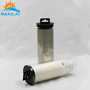 Naxilai PVC Paper Cup Packaging Plastic Cylinder With Hanging Lid
