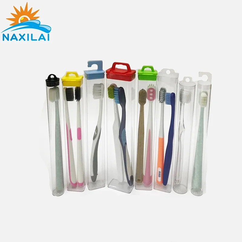 Naxilai Toothbrush PVC Transparent Packaging Cylinder