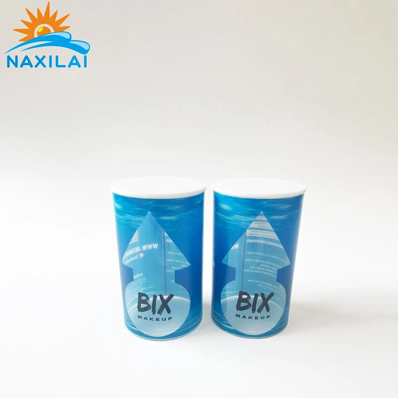 Naxilai PVC Plastic Transparent Flexible Tube For Stationery Packaging With Cover