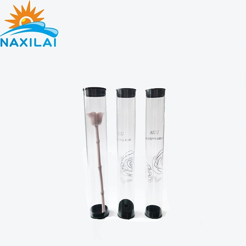 Naxilai PVC  Cylindrical Travel Toothbrush Sleeve Soft Packaging Tube