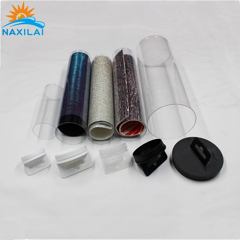Naxilai PVC Paper Cup Packaging Plastic Cylinder With Hanging Lid