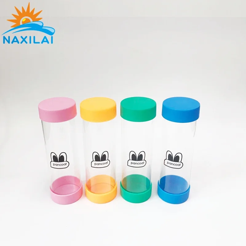 Naxilai See-through Plastic PC /PVC Soft Clear Packing Tube With Hang Plug