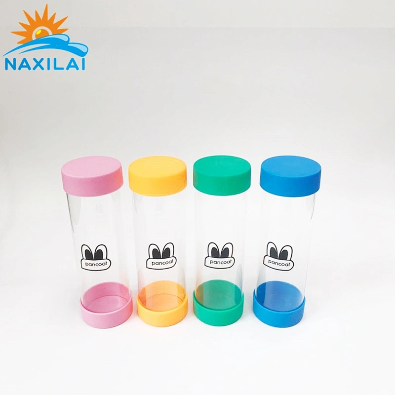Naxilai See-through Plastic PC /PVC Soft Clear Packing Tube With Hang Plug