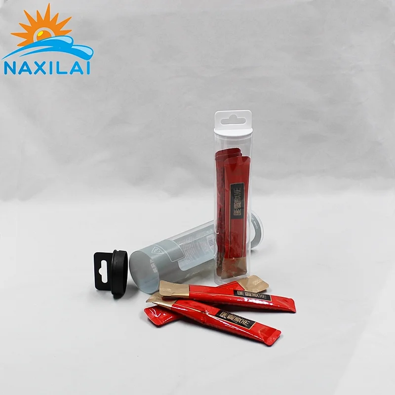 Naxilai PVC Round Clear Plastic Gift Package Cylinder Box