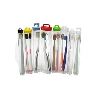 Naxilai PVC  Cylindrical Travel Toothbrush Sleeve Soft Packaging Tube