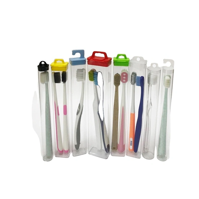 Naxilai PVC  Cylindrical Travel Toothbrush Sleeve Soft Packaging Tube