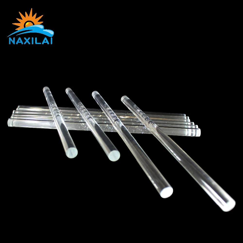 Naxilai 5Mm Colored Acrylic Rod Colorful Led Lighting Rod Cast Colored Clear Acrylic Rod for Child Toy