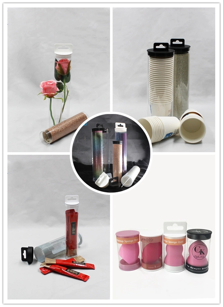cylinder pvc clear tube packaging
