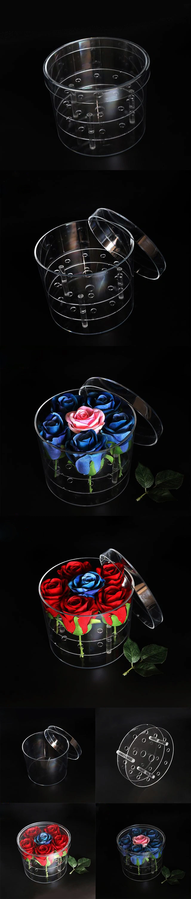 round flower box