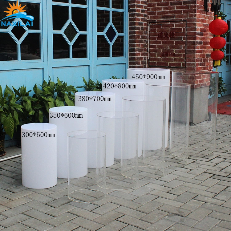 acrylic plinth stand size