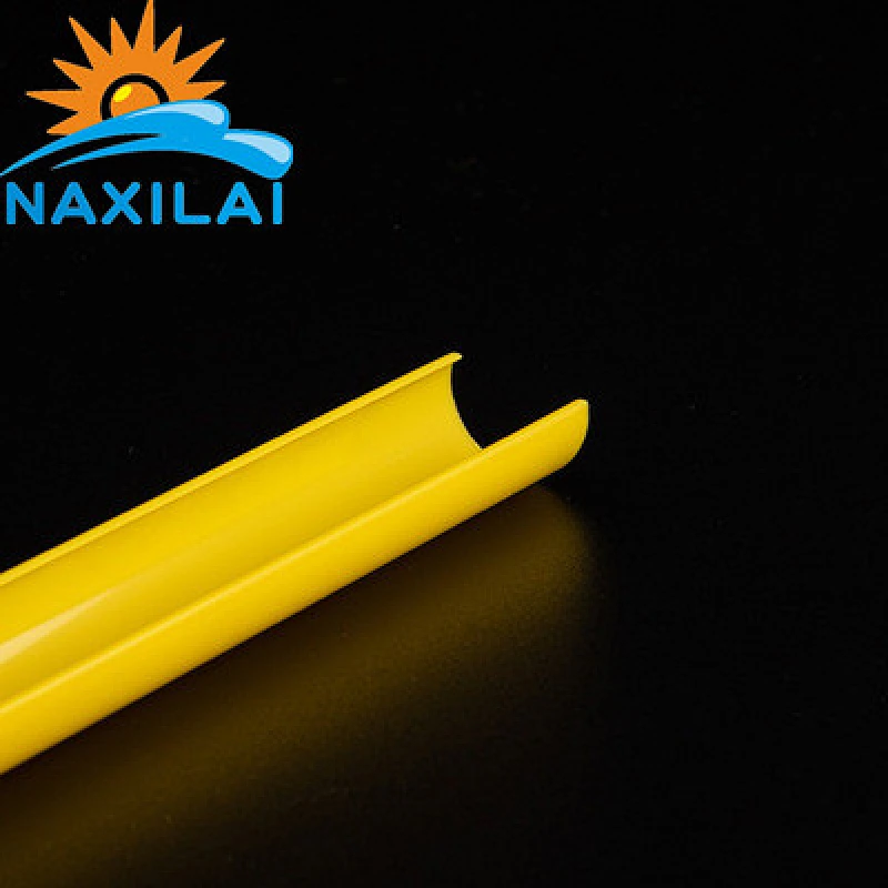 Naxilai Custom T8 ANTI-UV Plastic PC Yellow Lampshade