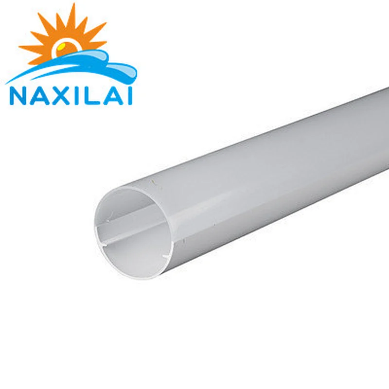 Naxilai Milky White Round Cylindrical Plastic PC Tube Lampshade