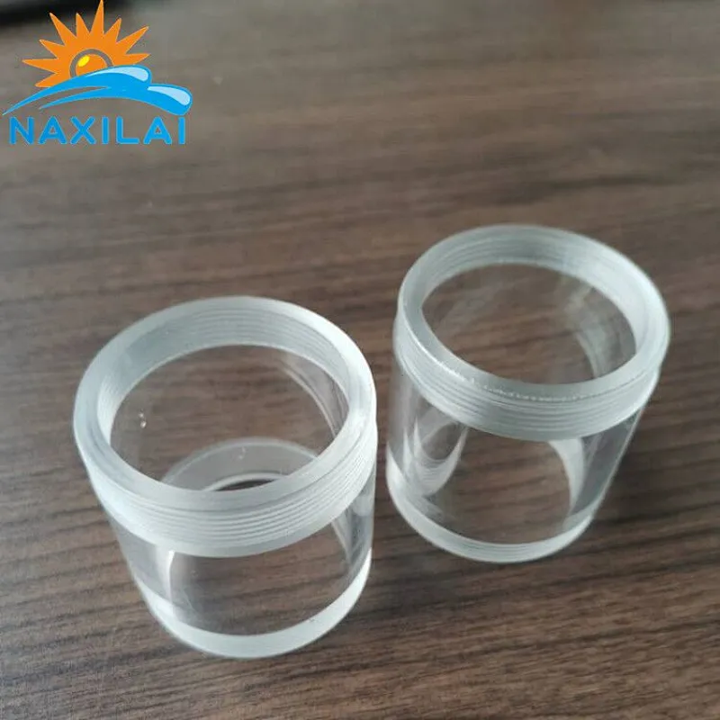 threaded acrylic tube