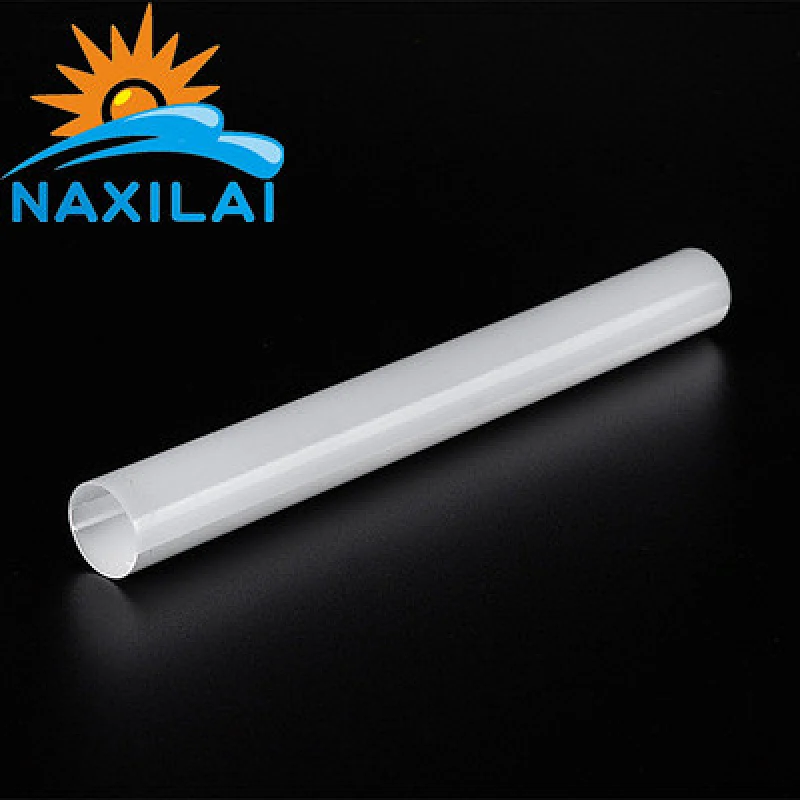 Naxilai Milky White Round Cylindrical Plastic PC Tube Lampshade