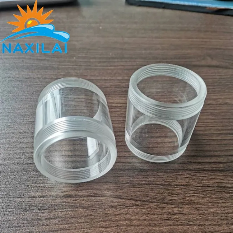 threaded acrylic tube