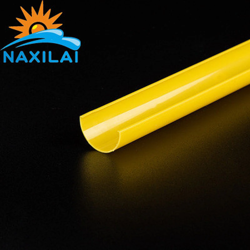 Naxilai Custom T8 ANTI-UV Plastic PC Yellow Lampshade