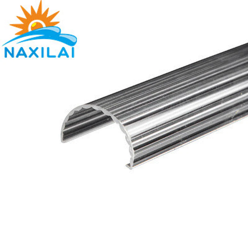 Transparent Striped Polycarbonate Lamp Cover
