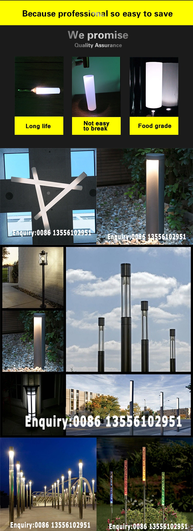 Wholesale Strength Milky White Plastic Polycarbonate Tube Led.jpg