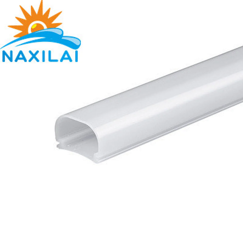 Naxilai Flat Plastic Polycarbonate Lampshade Housing