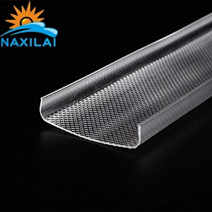 Naxilai Extrusion Embossed Square Plastic PC Cover