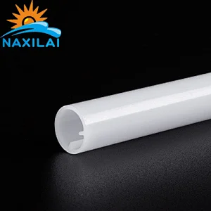 Naxilai Milky White Round Plastic Polycarbonate Tube