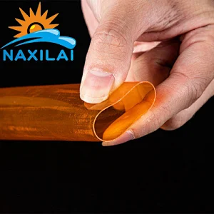 Naxilai Customized Anti-uv Round Orange Plastic PC Tube Lamp Shell