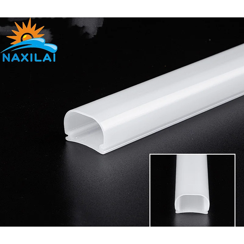 Naxilai Flat Plastic Polycarbonate Lampshade Housing