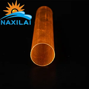 Naxilai Customized Anti-uv Round Orange Plastic PC Tube Lamp Shell