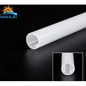 Naxilai Milky White Round Plastic Polycarbonate Tube