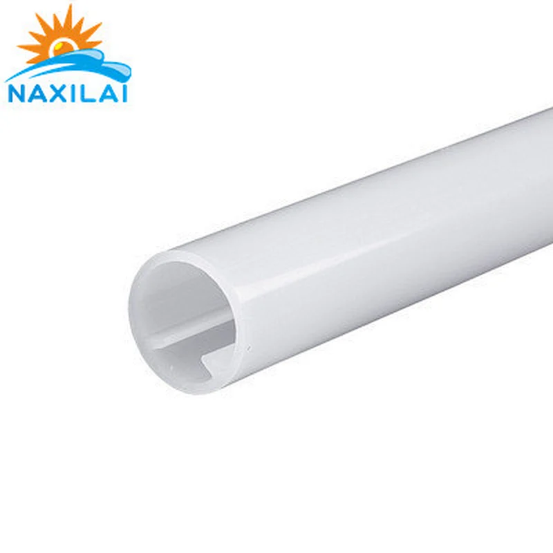 Naxilai Milky White Round Plastic Polycarbonate Tube