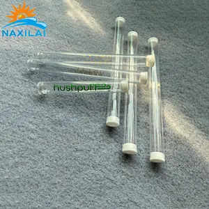 Naxilai Clear Plastic Tube With Caps For Ear Pick Storage