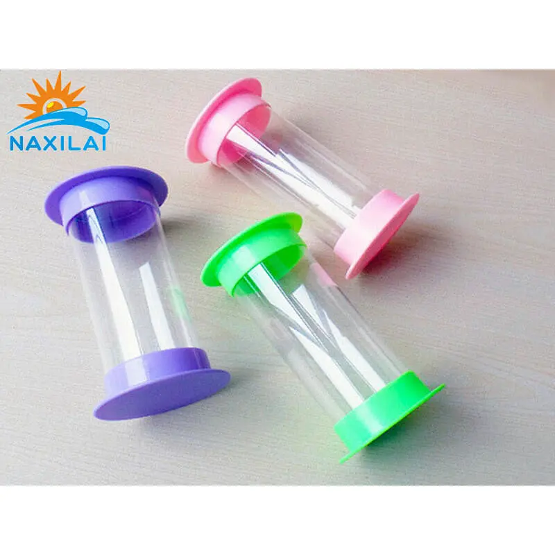 Naxilai Plastic Tube Containers With Lid For Sand Timer