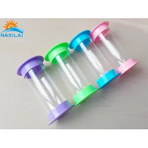 Naxilai Plastic Tube Containers With Lid For Sand Timer