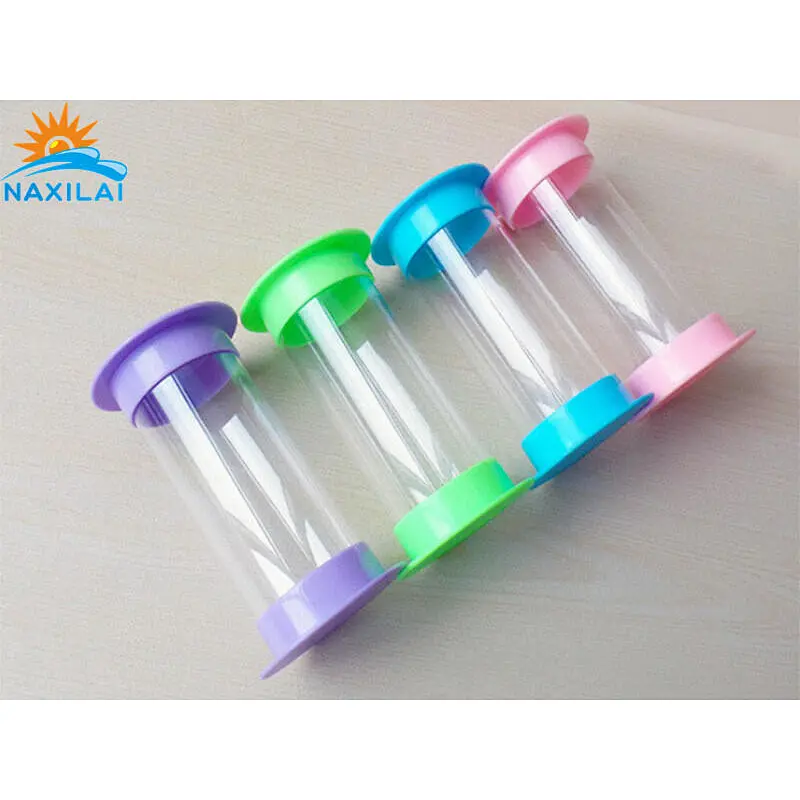 Naxilai Plastic Tube Containers With Lid For Sand Timer