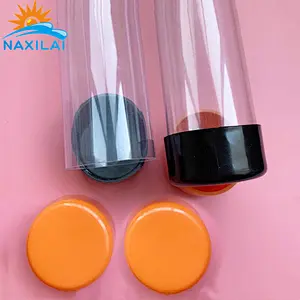 Naxilai Plastic Tubes With Caps At Either End