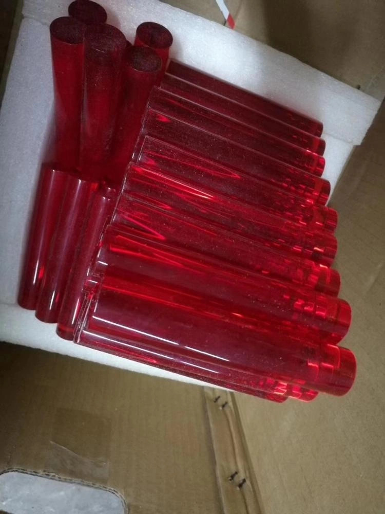 colored cast acrylic rods