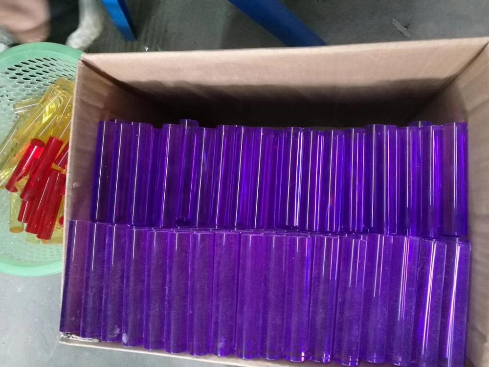 coloured perspex rods