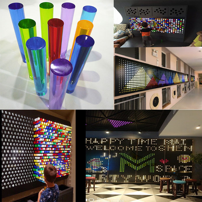 a3 a4 illuminated acrylic rod board led