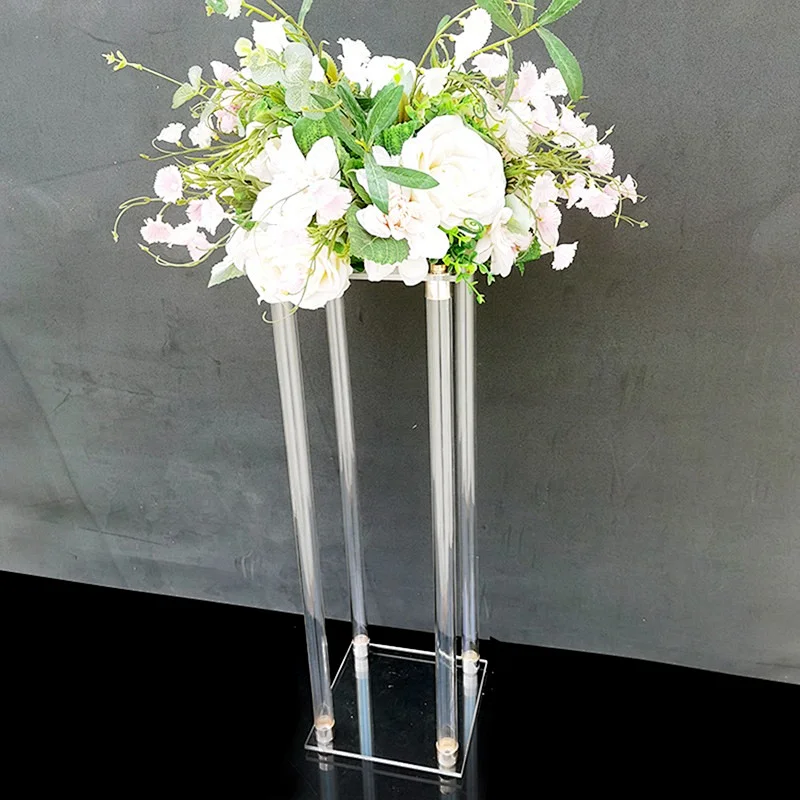 Naxilai square tall wedding centerpieces