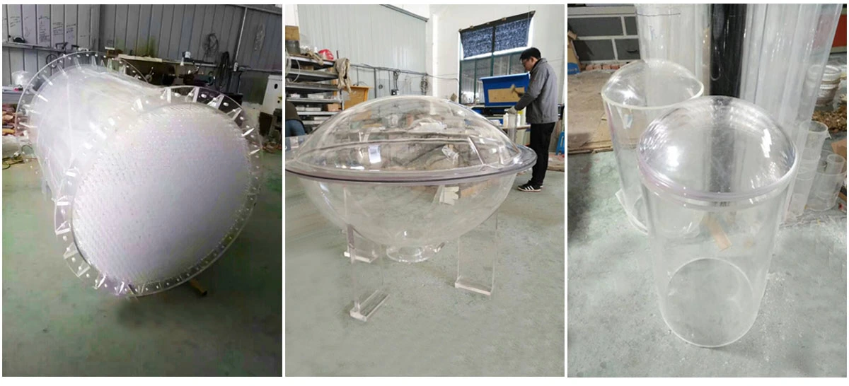 clear plexiglass tube