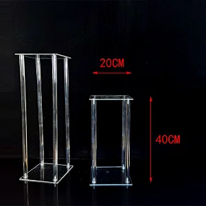 Naxilai square tall wedding centerpieces